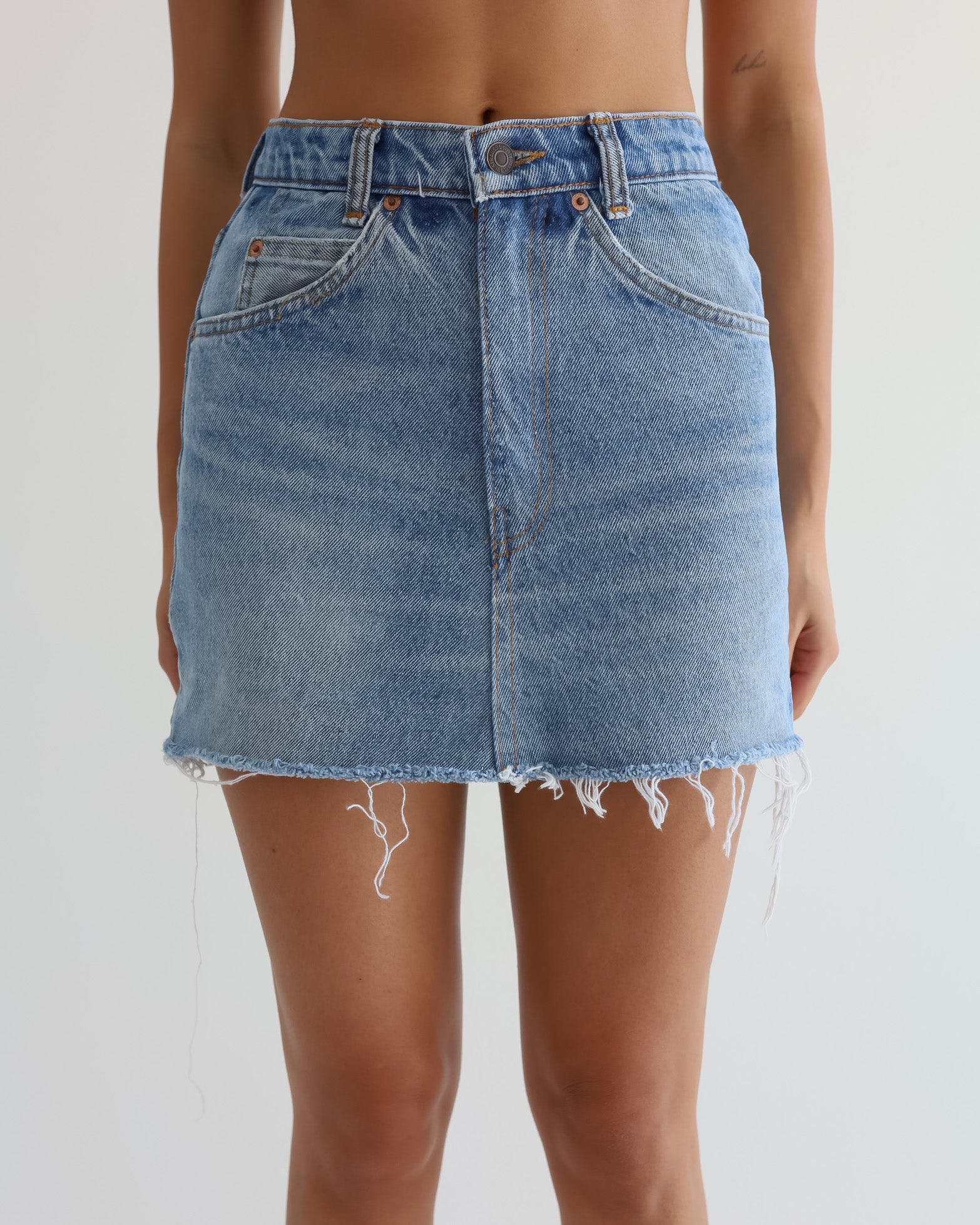 Levis skirt denim best sale